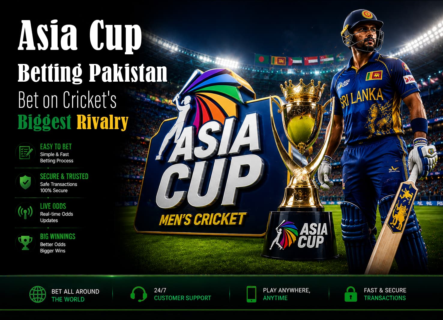 Asia Cup Betting Pakistan