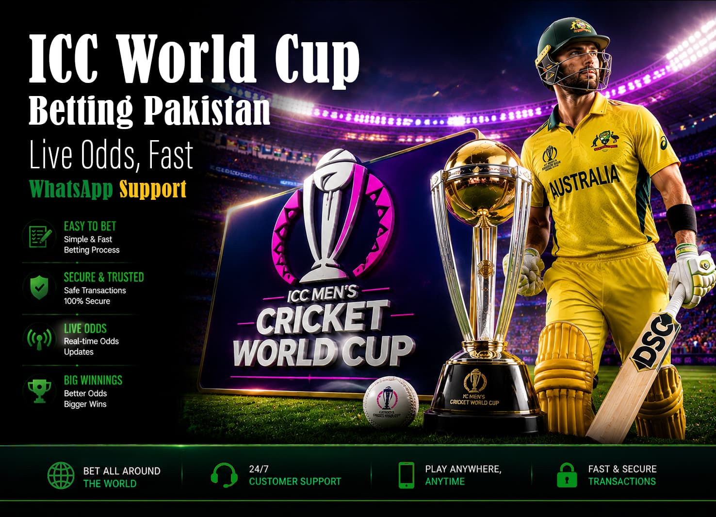 ICC World Cup Betting Pakistan